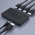 4K Hdmi-Compatible Splitter 1X2 Video Distributor Switch Amplifier 1080P Dual Display for PS3 PC Laptop Monitor Projector