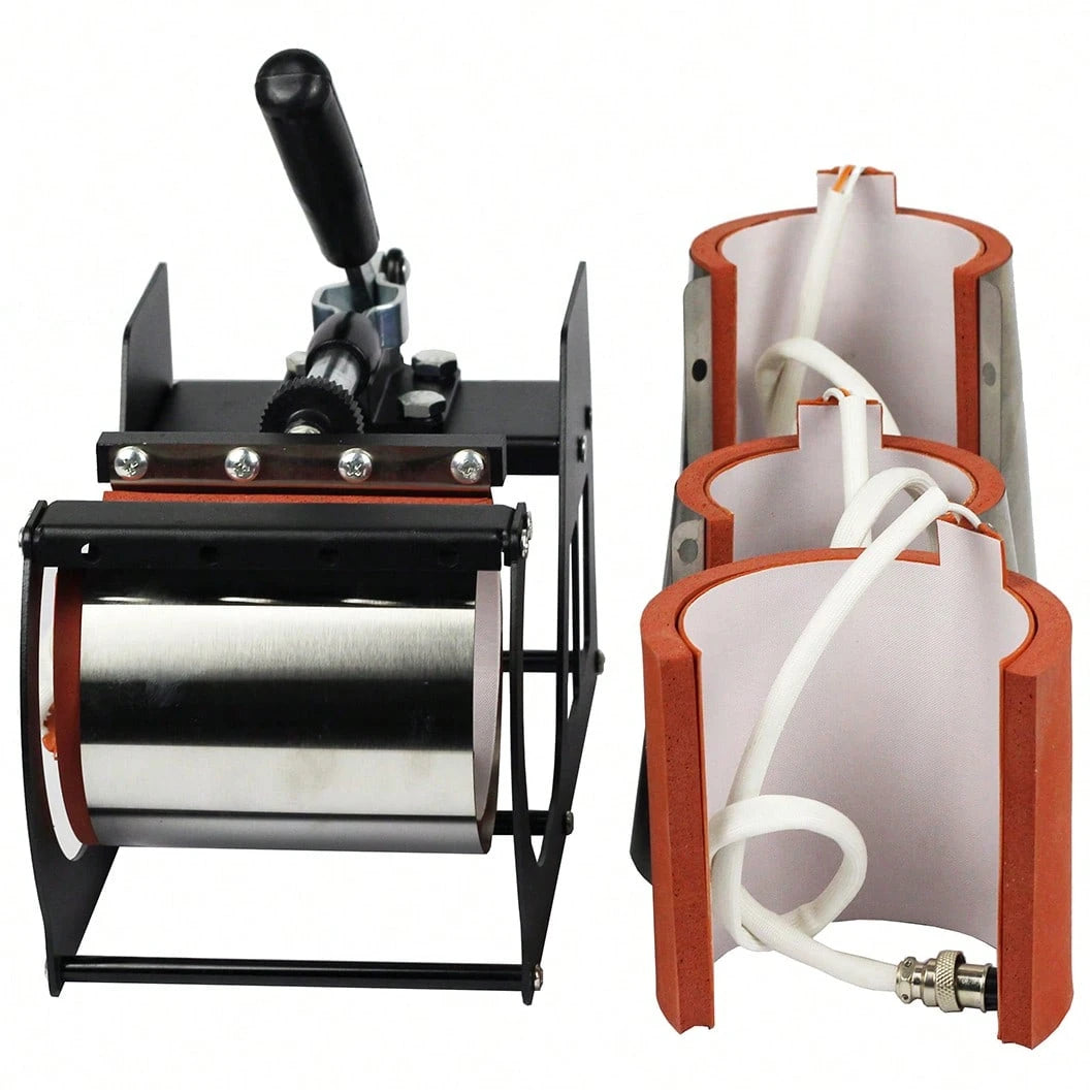 Cheap 30*38CM 8 in 1 Combo Heat Press Machine Sublimation Printer 2D Heat Transfer Machine for Cap Mug Plate Tshirts CE Approved