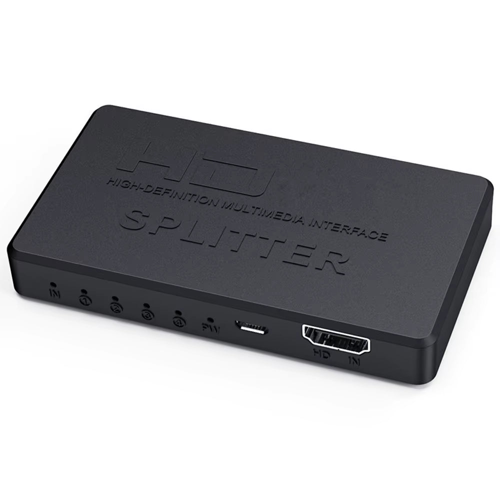 4K Hdmi-Compatible Splitter 1X2 Video Distributor Switch Amplifier 1080P Dual Display for PS3 PC Laptop Monitor Projector