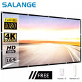 Projection Screen Portable Projector Screen 100 Inch 120 Inch 150 Inch 16:9,Outdoor Movie Screen for Travel Home Theater