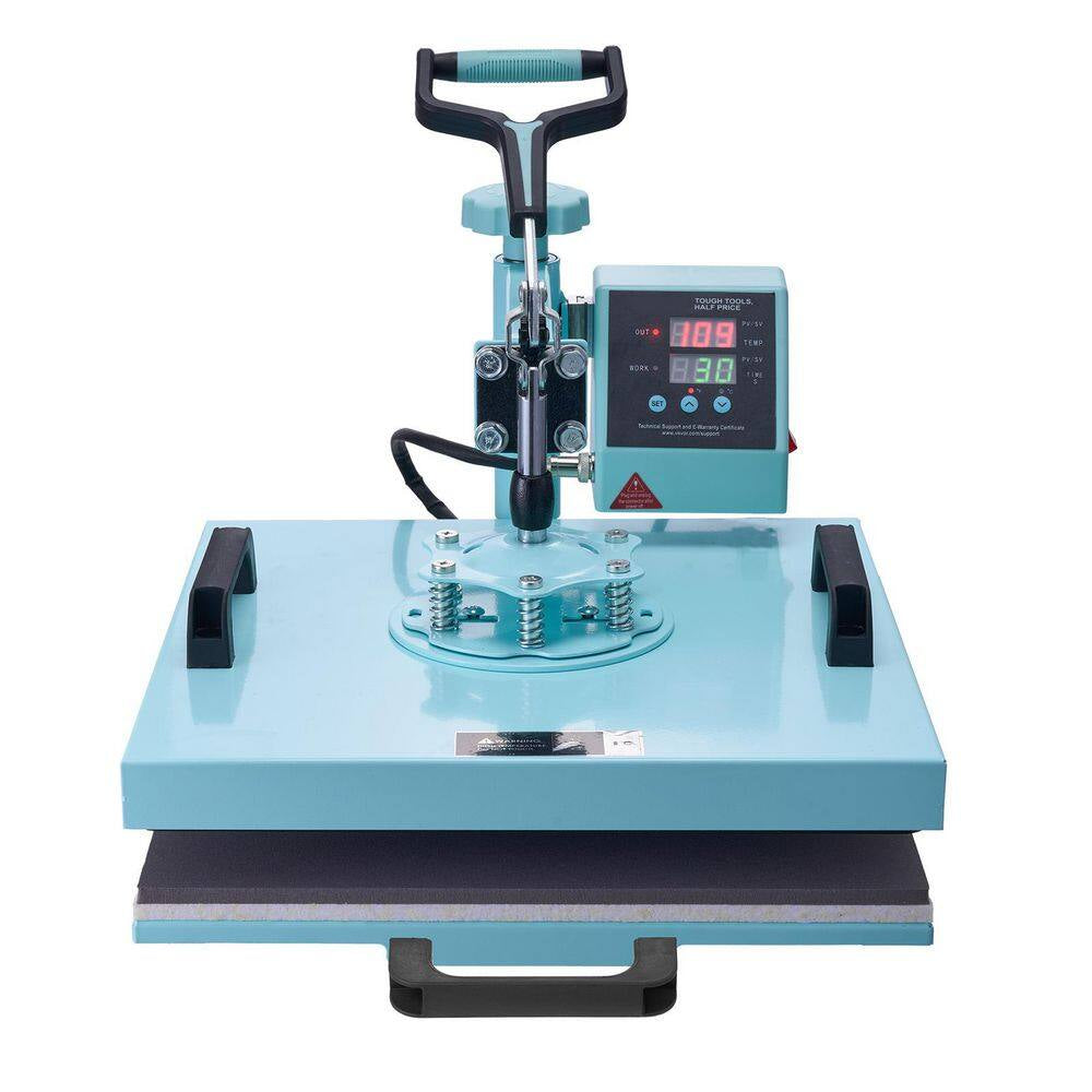 Heat Press Machine, 15 In. X 15 In. 8 In. 1 Heat Transfer Machine with 6-30 Oz. Tumbler Press
